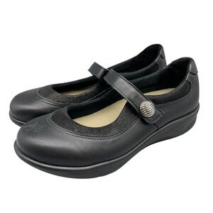 SAS Simplify Mary Jane Shoes Women 7.5M‎ Leather Comfort Work Made USA